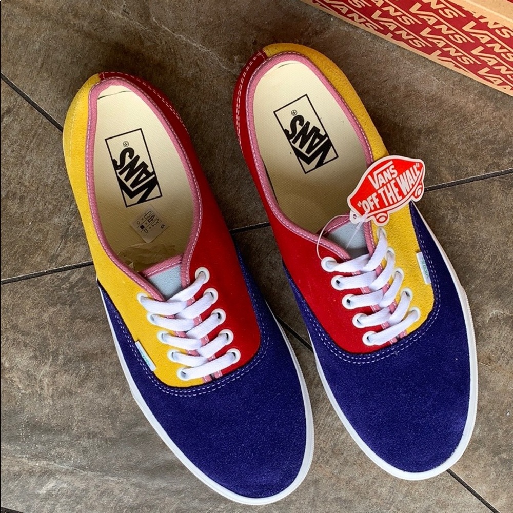 VANS AUTHENTIC SUNSHINE Multi/True White men’s - Picture 3 of 16
